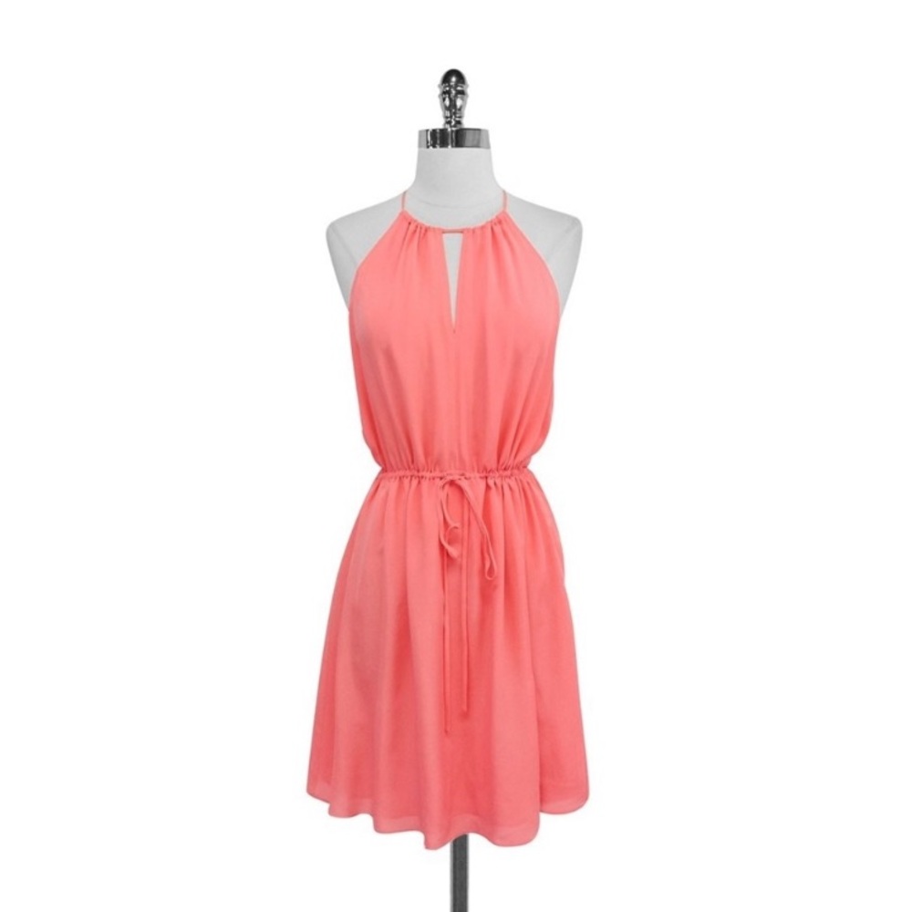 Rebecca Taylor Melon Silk Cami Dress